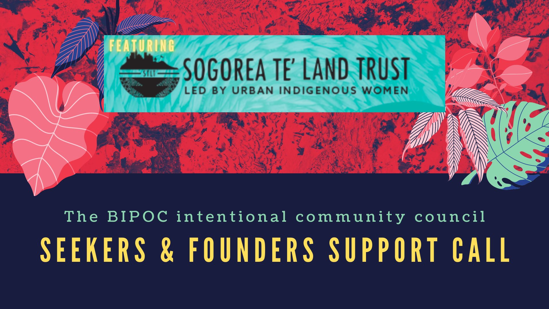 seekers and founders support call banner