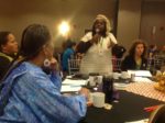 Speaking at the 100 Women Climate Summit in New Jersey, USA, September 2013