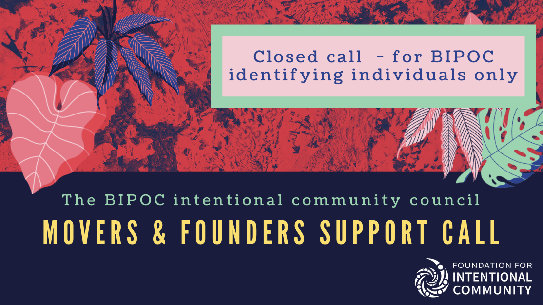 BIPOC Council Support Call flyer
